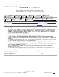 Form ED-102-CE/DL/PE Application for Certificate of Course Approval - Continuing Education/Distance Learning/Prelicense Education - Arizona, Page 8