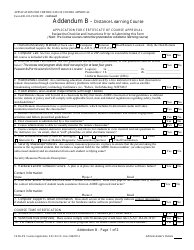 Form ED-102-CE/DL/PE Application for Certificate of Course Approval - Continuing Education/Distance Learning/Prelicense Education - Arizona, Page 9