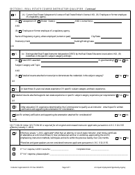 Form ED-101 Real Estate Instructor Approval/Renewal/Change Application - Arizona, Page 3