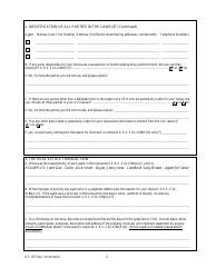 Form RF-107 Application for Payment From the Arizona Real Estate Recovery Fund - Arizona, Page 2