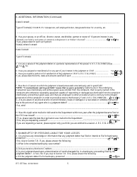 Form RF-107 Application for Payment From the Arizona Real Estate Recovery Fund - Arizona, Page 5