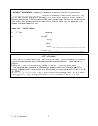 Form RF-107 Application for Payment From the Arizona Real Estate Recovery Fund - Arizona, Page 9