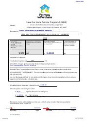 Sample Declaration of Eligibility - P2p Down Payment Assistance - Arizona, Page 3