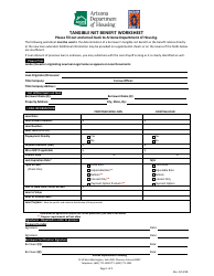 Document preview: Tangible Net Benefit Worksheet - Arizona