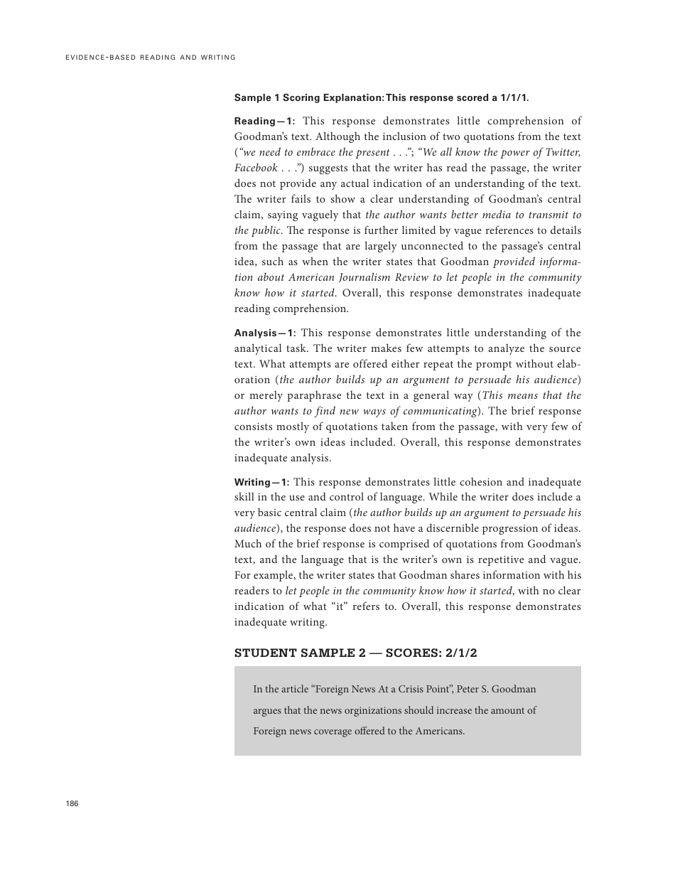 Official Sat Study Guide: Chapter 17 - About the Sat Essay - the College Board, Page 14