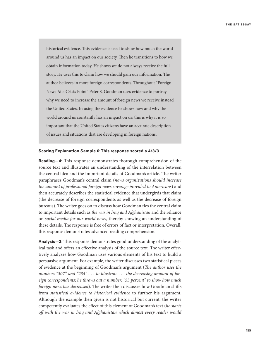 Official Sat Study Guide: Chapter 17 - About the Sat Essay - the College Board, Page 27