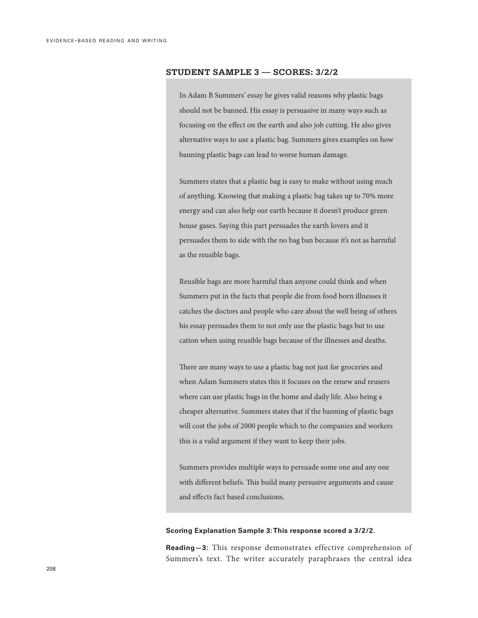 Official Sat Study Guide: Chapter 17 - About the Sat Essay - the College Board, Page 36