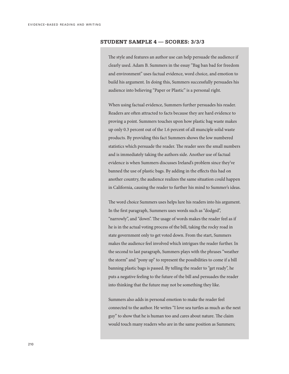 Official Sat Study Guide: Chapter 17 - About the Sat Essay - the College Board, Page 38