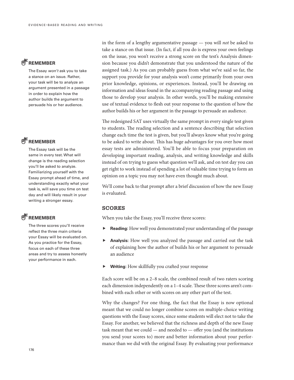 Official Sat Study Guide: Chapter 17 - About the Sat Essay - the College Board, Page 4