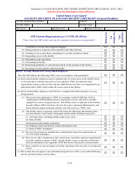 Facility Security Plan (Fsp) Review Checklist, Page 15