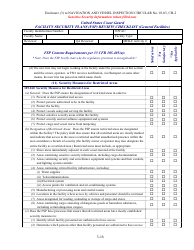 Facility Security Plan (Fsp) Review Checklist, Page 16