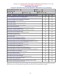 Facility Security Plan (Fsp) Review Checklist, Page 2