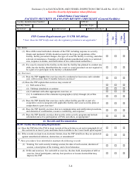 Facility Security Plan (Fsp) Review Checklist, Page 8