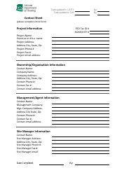 Document preview: Contact Sheet - Arizona