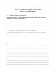 Attachment 0B Homeless Certification Form - Permanent Housing - Arizona, Page 2