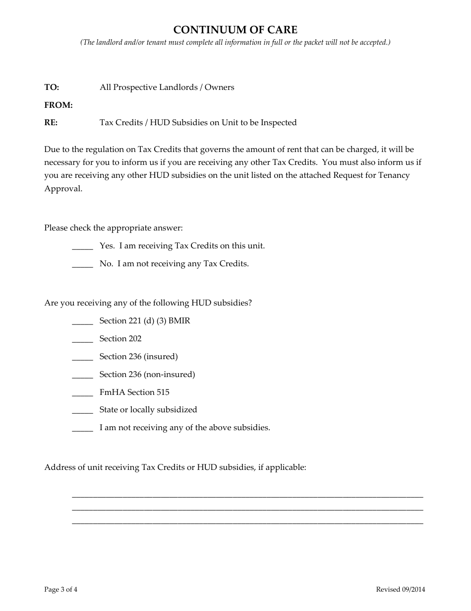 Attachment 7 Owner Instructions - Arizona, Page 3