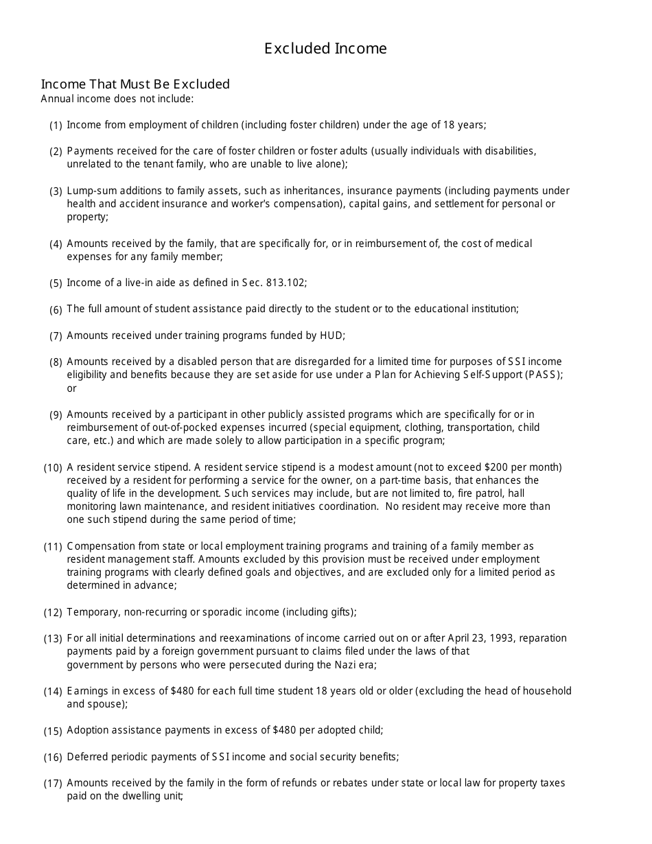 Attachment 9 Resident Rent Calculation Worksheet - Arizona, Page 3