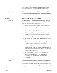 Attachment 15 Tenant-Based Housing Assistance Payments Contract - Arizona, Page 3