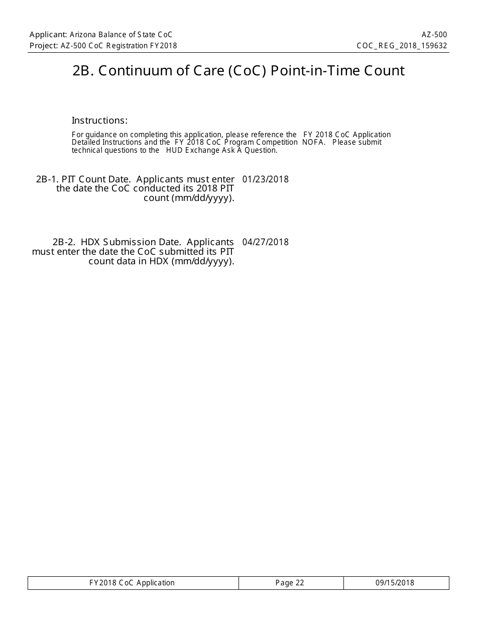 Form AZ-500 Coc Registration Application - Arizona, Page 22