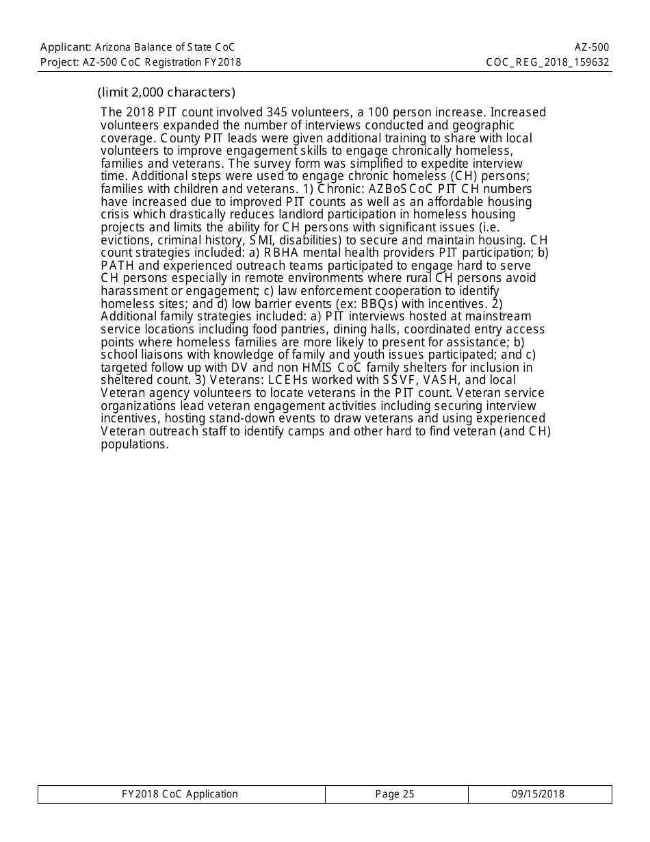 Form AZ-500 Coc Registration Application - Arizona, Page 25