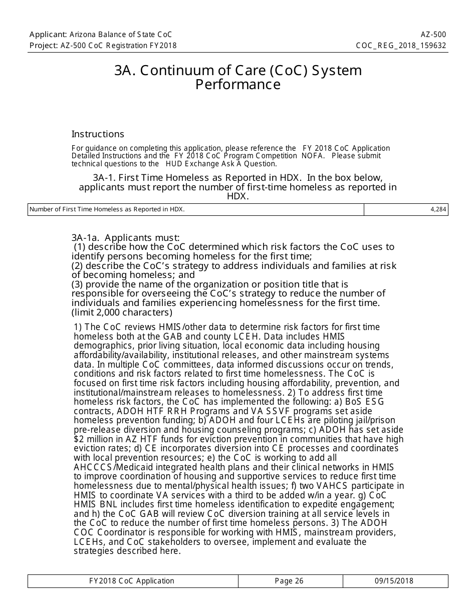 Form AZ-500 Coc Registration Application - Arizona, Page 26