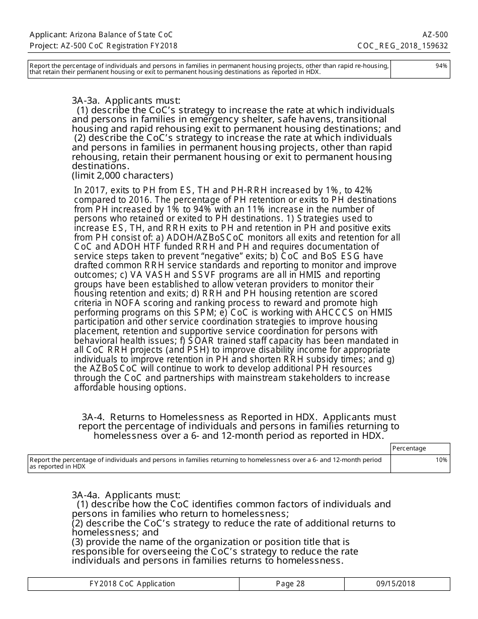 Form AZ-500 Coc Registration Application - Arizona, Page 28
