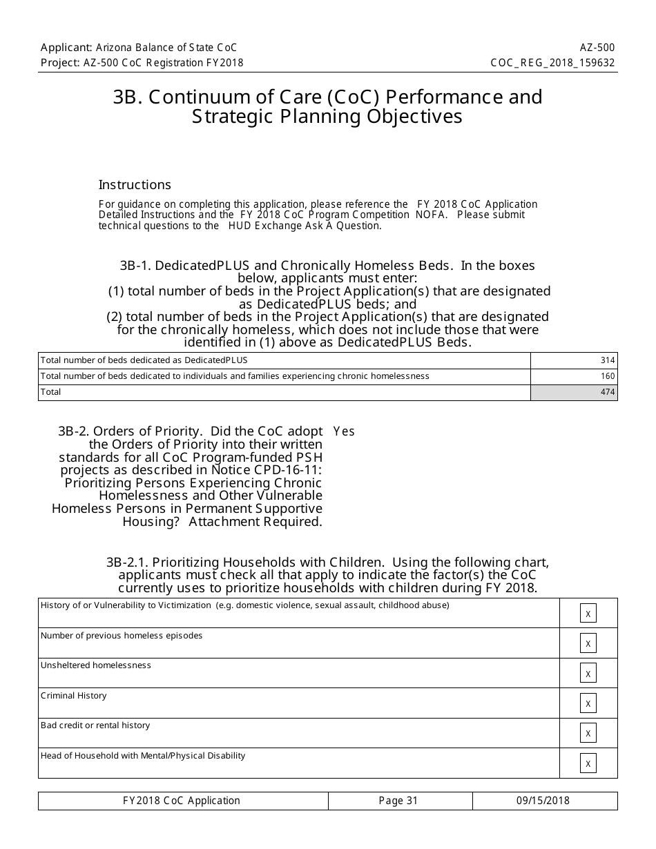 Form AZ-500 Coc Registration Application - Arizona, Page 31