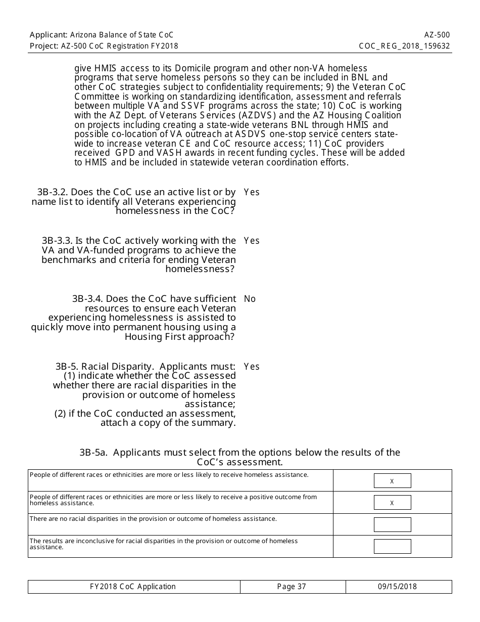 Form AZ-500 Coc Registration Application - Arizona, Page 37