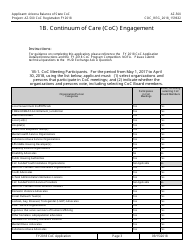 Form AZ-500 Coc Registration Application - Arizona, Page 3