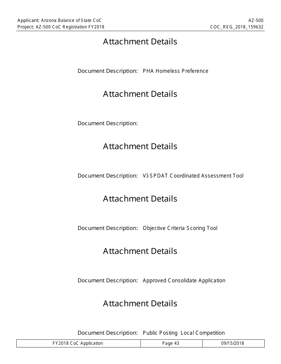 Form AZ-500 Coc Registration Application - Arizona, Page 43