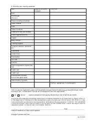 Interview and Income Questionnaire - Arizona, Page 5