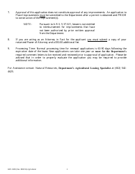 Instructions for Filing an Agricultural Lease Application - Arizona, Page 2