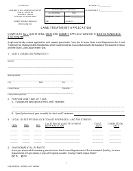 Form 6104 Land Treatment Application - Arizona, Page 3