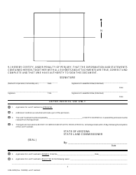 Form 6104 Land Treatment Application - Arizona, Page 5