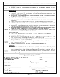 State Land Recreational Use Group Permit Form - Arizona, Page 2