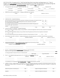 Form 6021 Application to Auction Water From State Land - Arizona, Page 6