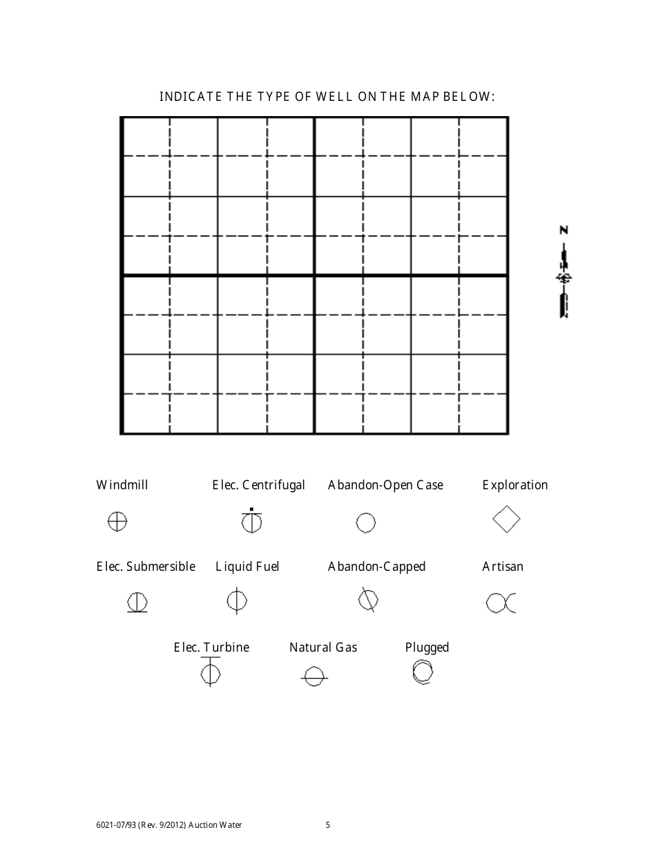 Form 6021 Application to Auction Water From State Land - Arizona, Page 7
