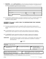 Form C025.002 Application for Withdrawal - Arizona, Page 2