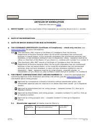 Document preview: Form C022.002 Articles of Dissolution - Arizona