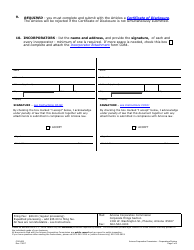 Form C010.003 Articles of Incorporation for-Profit or Professional Corporation - Arizona, Page 3