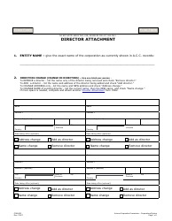 Document preview: Form C082.002 Director Attachment - Arizona