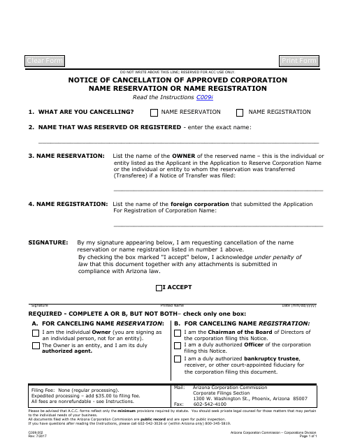 Form C009.002  Printable Pdf