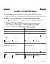 Document preview: Form L044.002 Amendment Attachment for Members - Arizona