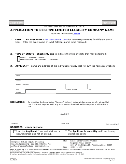 Form L001.002  Printable Pdf