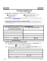 Document preview: Form L010 Articles of Organization - Arizona