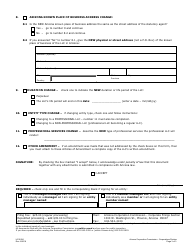Form L015.004 Articles of Amendment - Arizona, Page 3