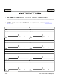 Document preview: Form L041.003 Member Structure Attachment - Arizona