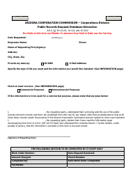 Public Records Request/Database Extraction Form - Arizona, Page 2