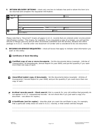 Form M048.001 Records Request Form - Arizona, Page 2