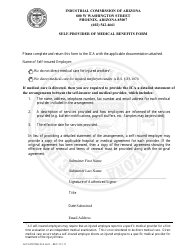 Document preview: Form Accounting ICA6621 Self-provider of Medical Benefits Form - Arizona